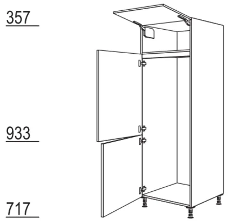 Onedaykitchen Geräte-Umbau Kühl-Gefrierautomat GD145-1 3