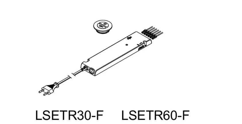 Onedaykitchen LED-Startset mit runder Emotion Funk-Fernbedienung, bestehend aus: LSETR30-F 2