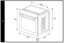 Onedaykitchen BEKO Einbaubackofen BBIM174N0BE mit Hydrolyse BBIM174N0BE 1